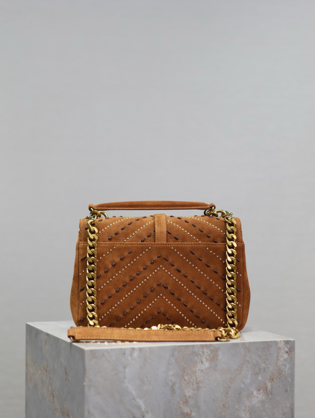 Y51 Monogram COLLEGE MEDIUM BAG 24x17x6cm