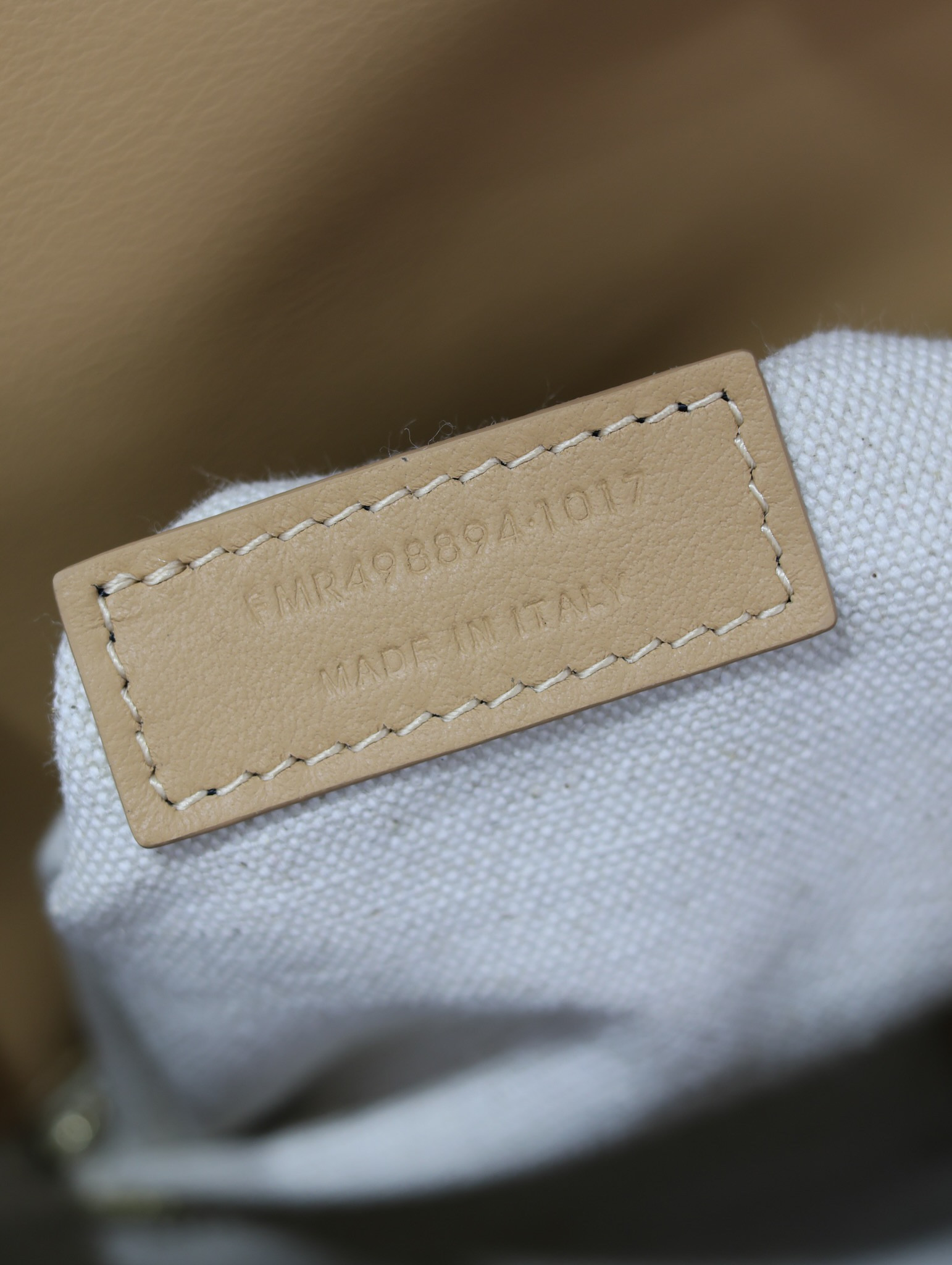 Y51 NIKI MEDIUM IN Calfskin Cotton and Linen 28x20x8.5cm