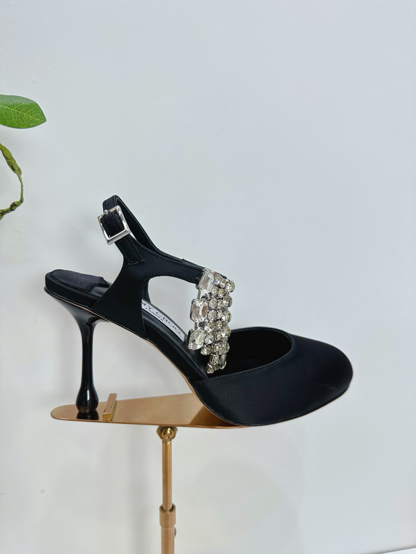 UA J1m*y Ch00 Verity Glitter Slingbacks 8.5cm