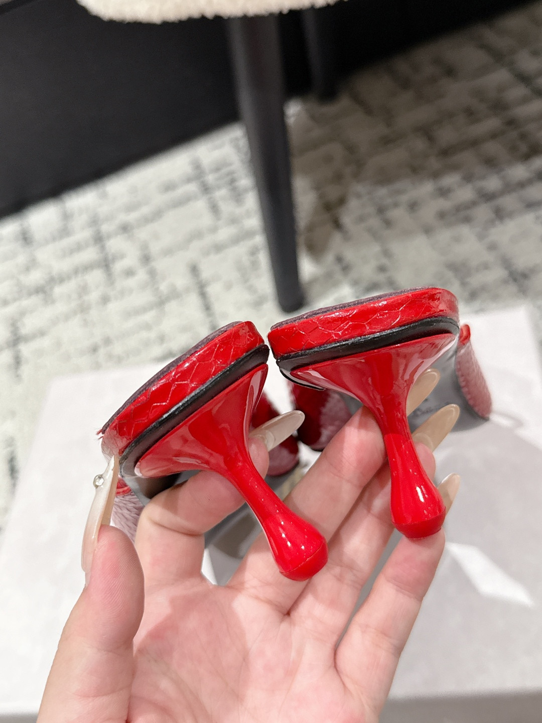 UA J1m*y Ch00 Scarlett Mule 5cm