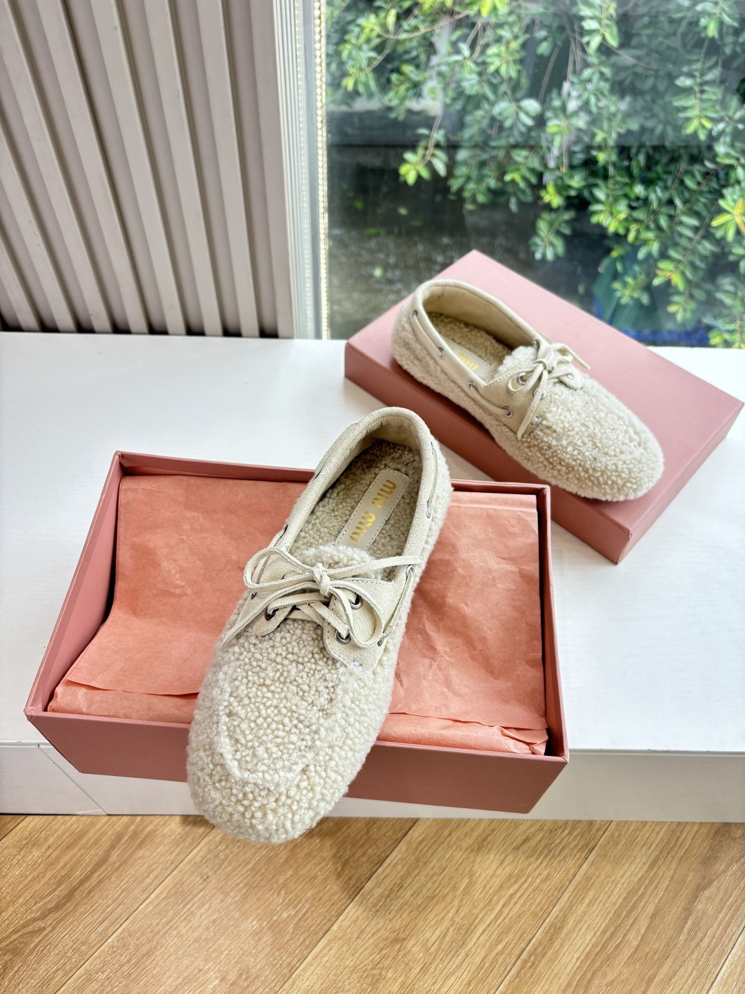 UA Miu Miu Shearing Loafers