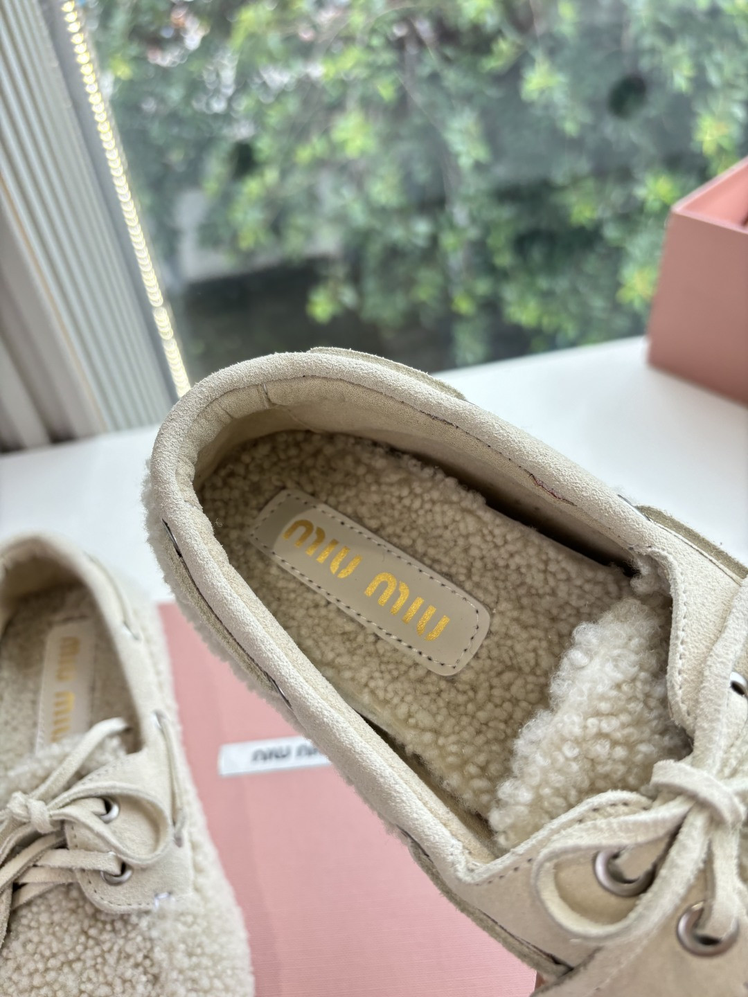 UA Miu Miu Shearing Loafers