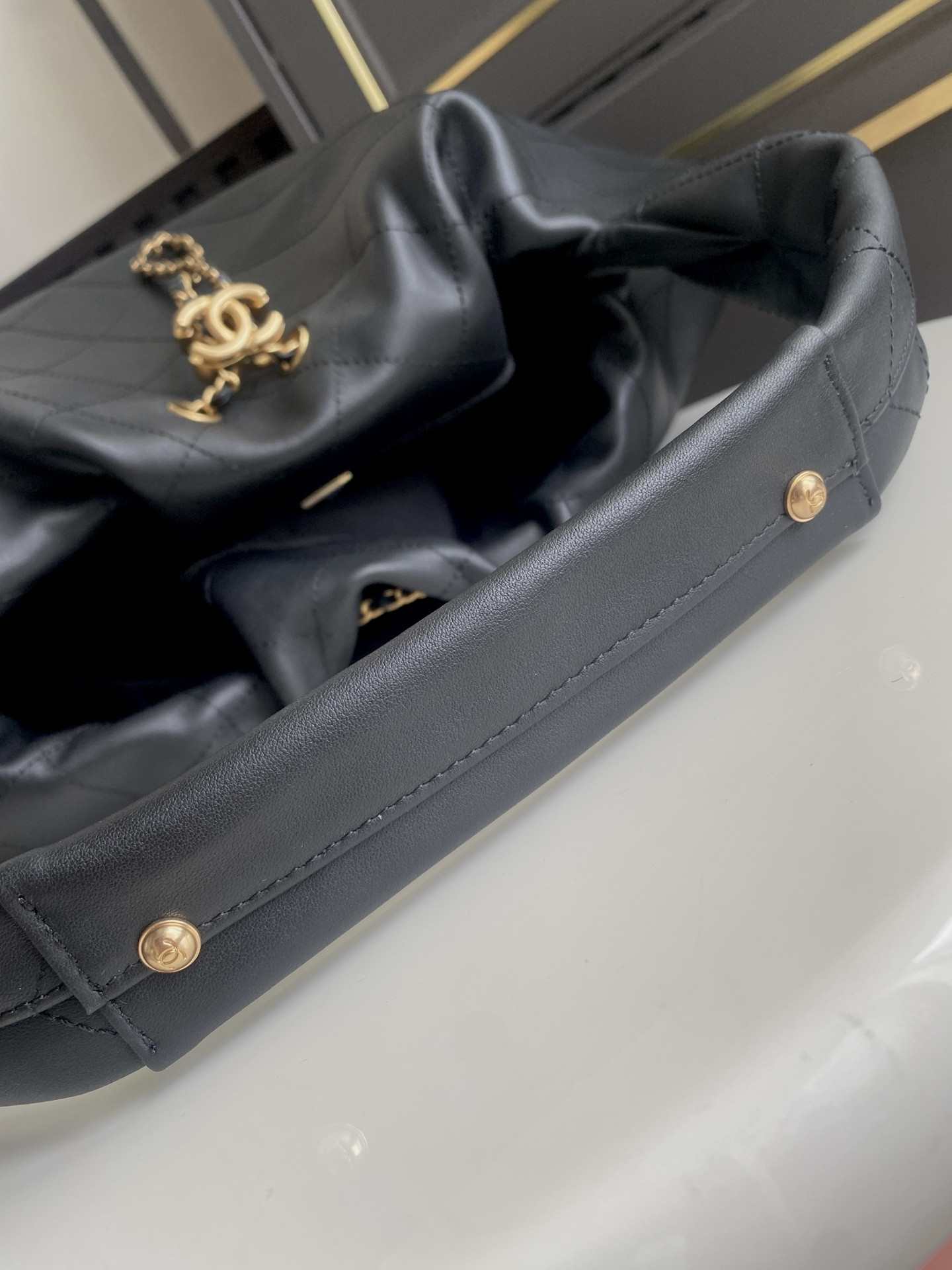 Ch**el Large Hobo Bag 30x12x45cm