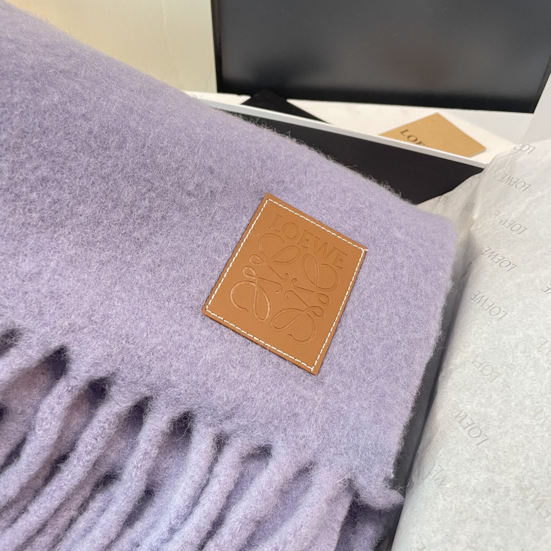 L0ew* Mohair scarf 40x185cm