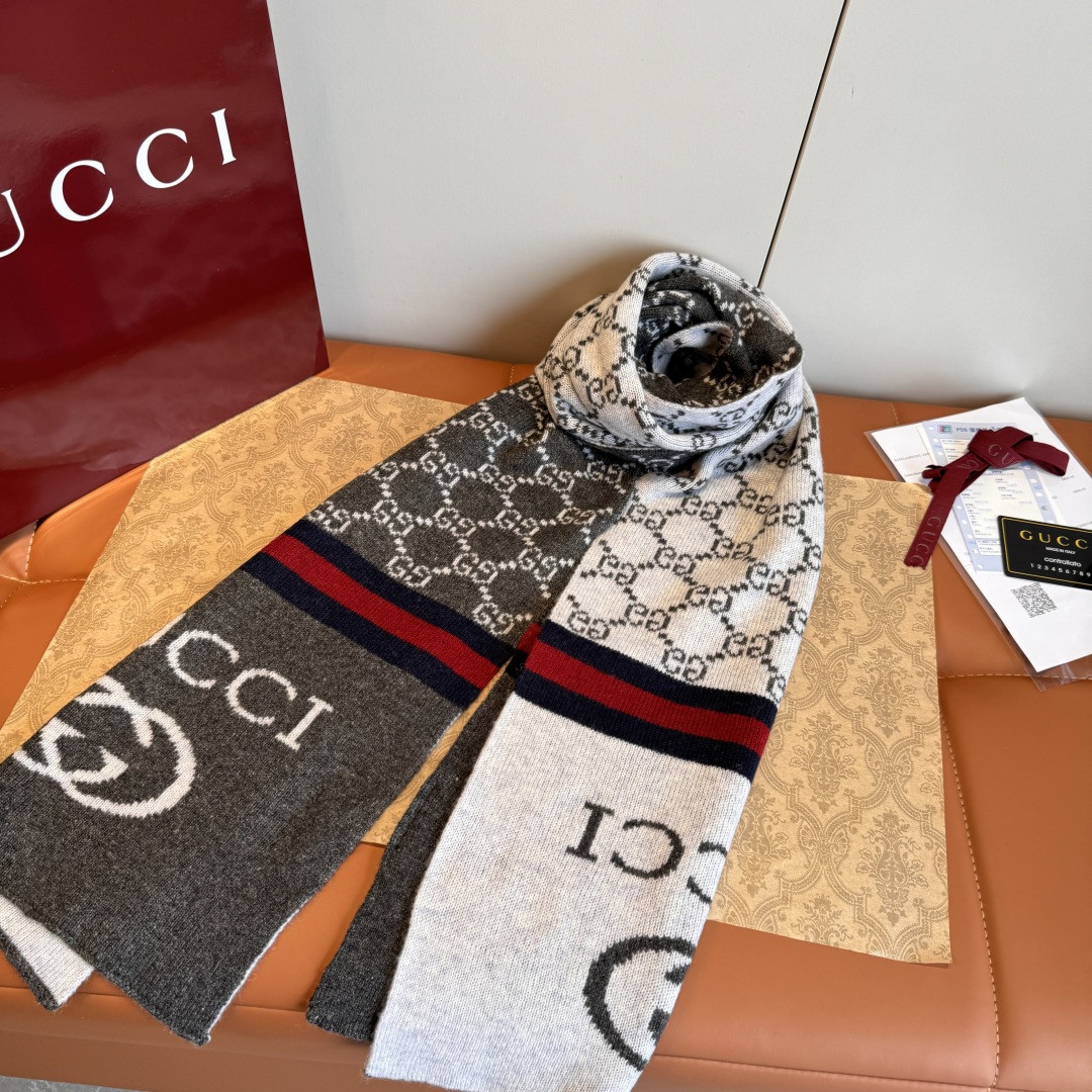 Gucci scarf 30x190cm