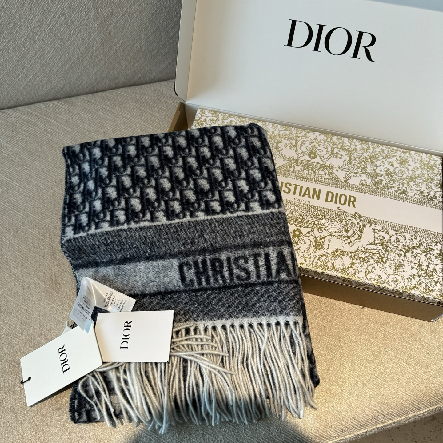 Dior Printed scarf 45x200cm
