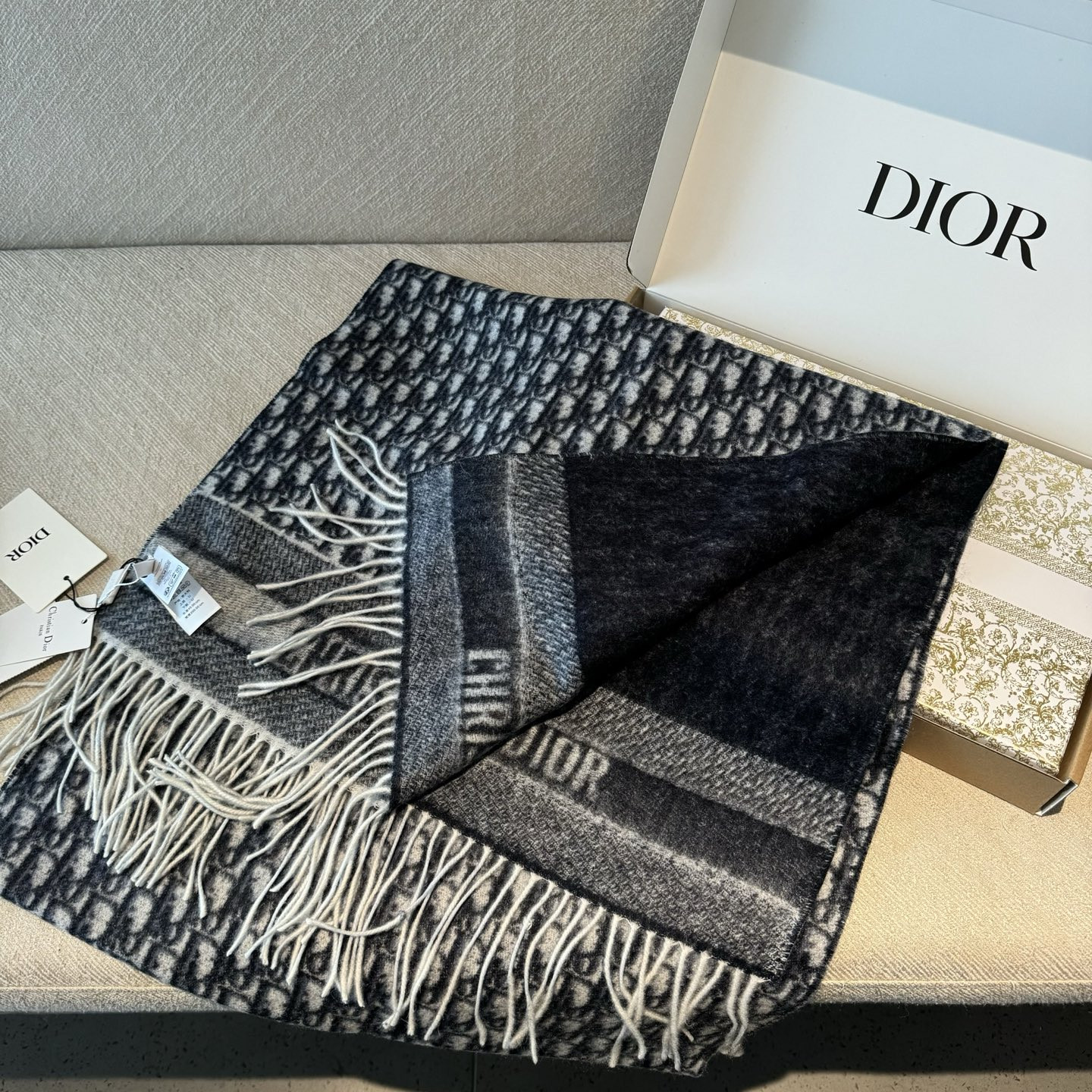 Dior Printed scarf 45x200cm