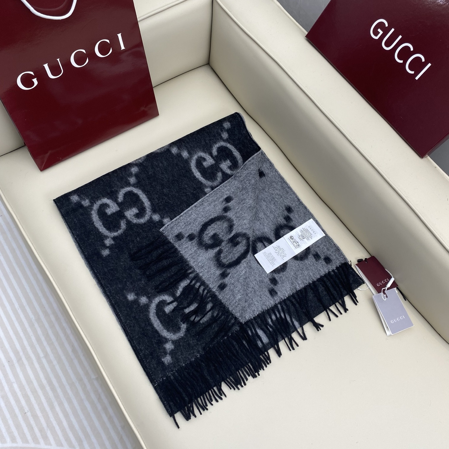 Gvc*1 scarf 45x200cm 100% cashmere