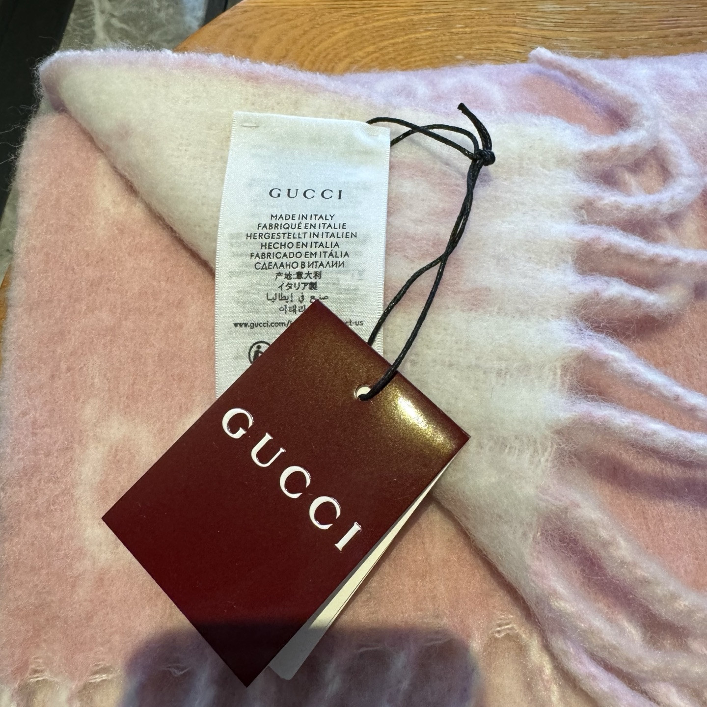 Gucci Gradient-colored scarf 200x37cm