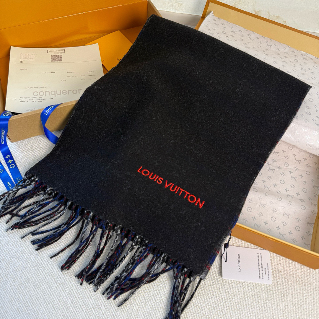 Louis Vuitton Double-sided scarf 35x200cm