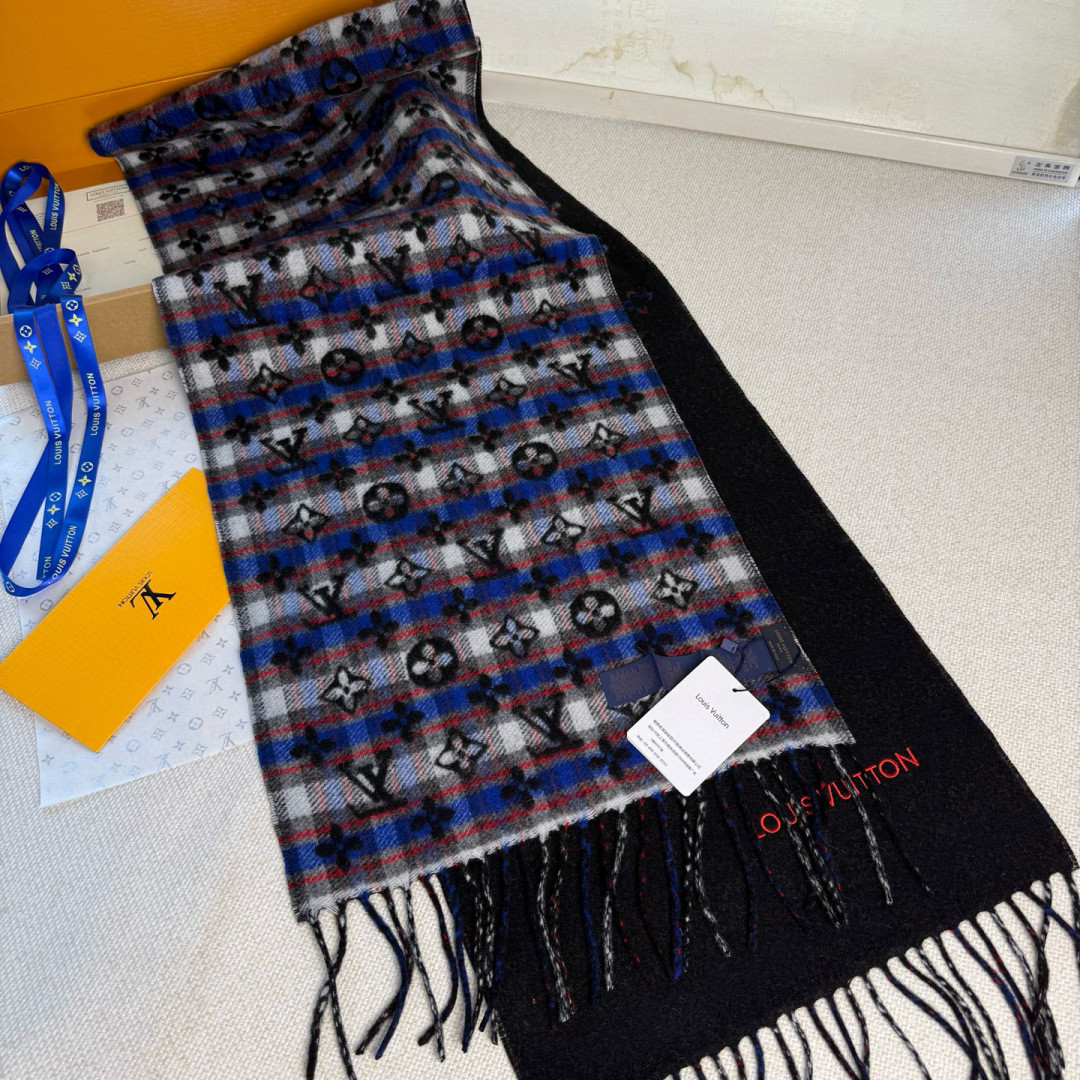 Louis Vuitton Double-sided scarf 35x200cm