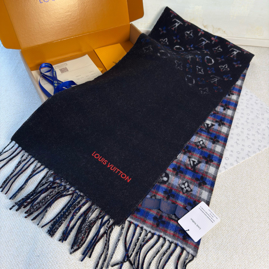 Louis Vuitton Double-sided scarf 35x200cm