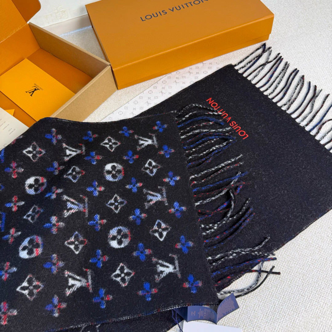 Louis Vuitton Double-sided scarf 35x200cm