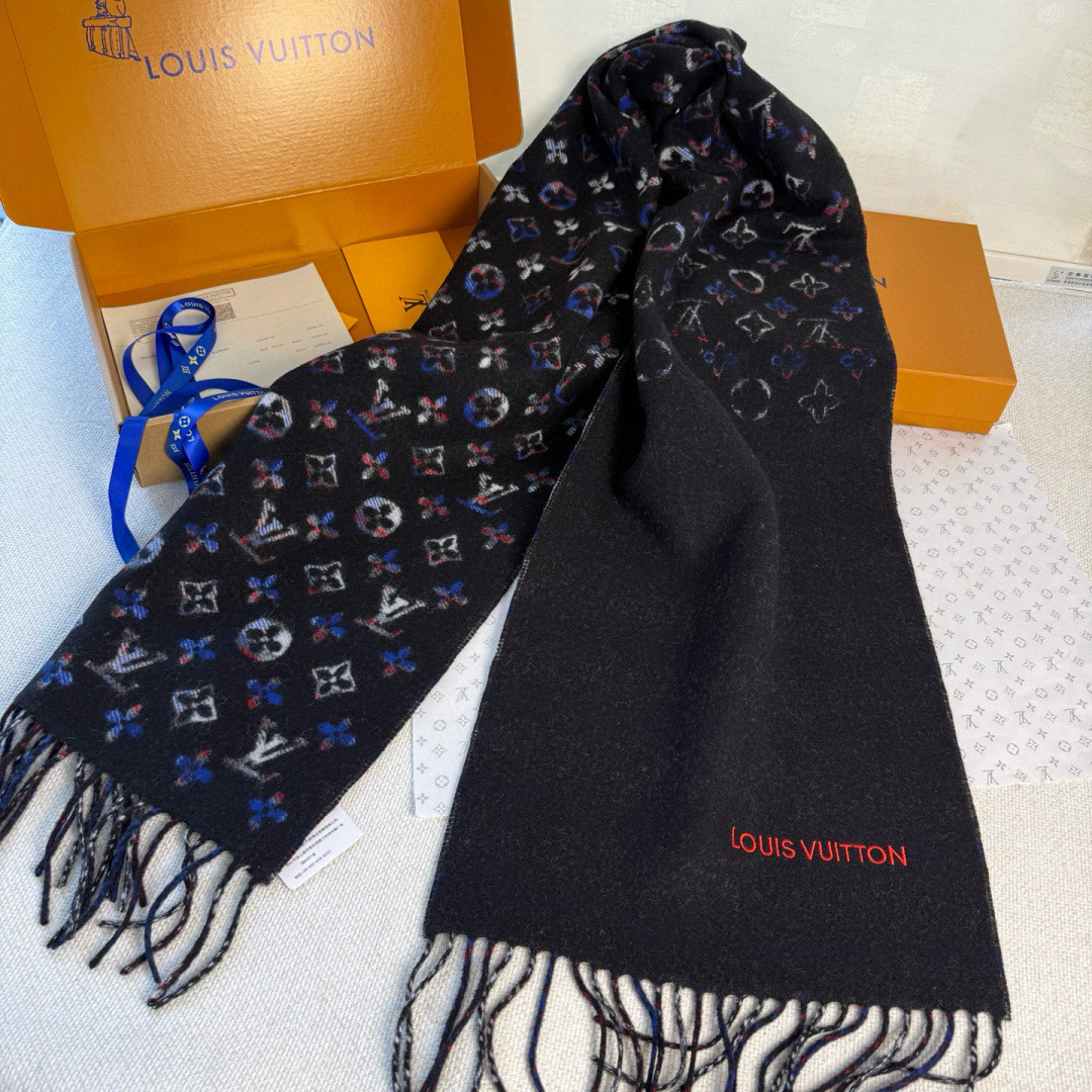 Louis Vuitton Double-sided scarf 35x200cm