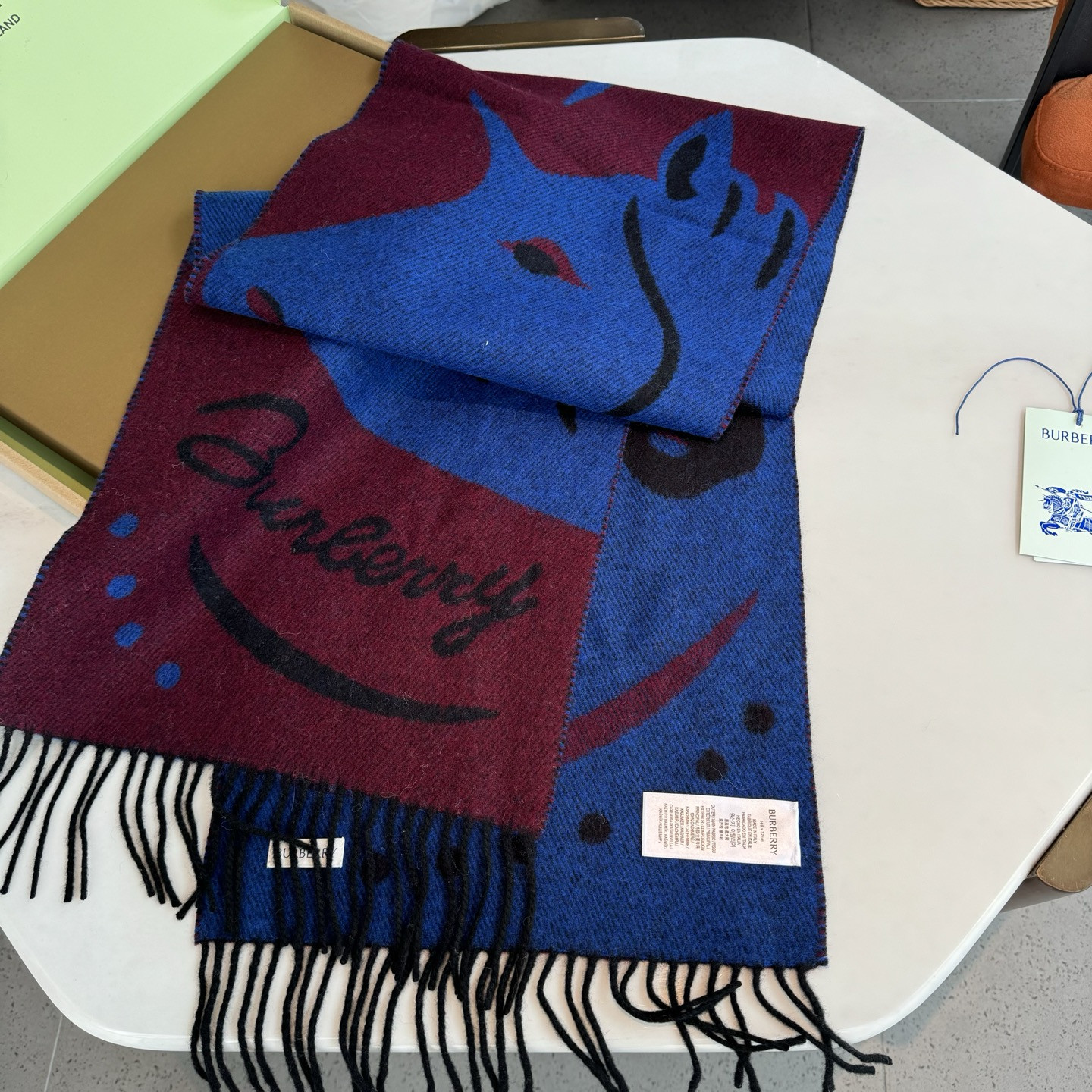 Bv*b*rry scarf 30x180cm