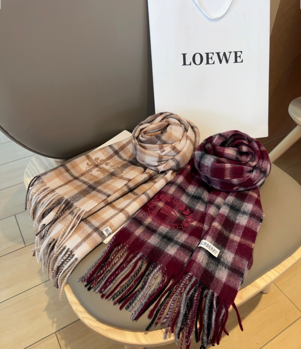 Bv*b*rry scarf 30x180cm