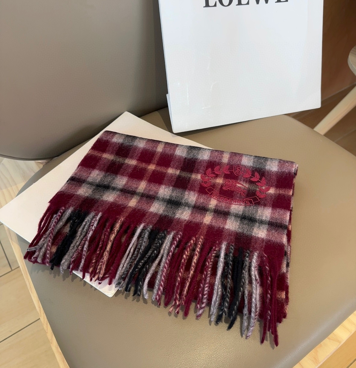 Bv*b*rry scarf 30x180cm