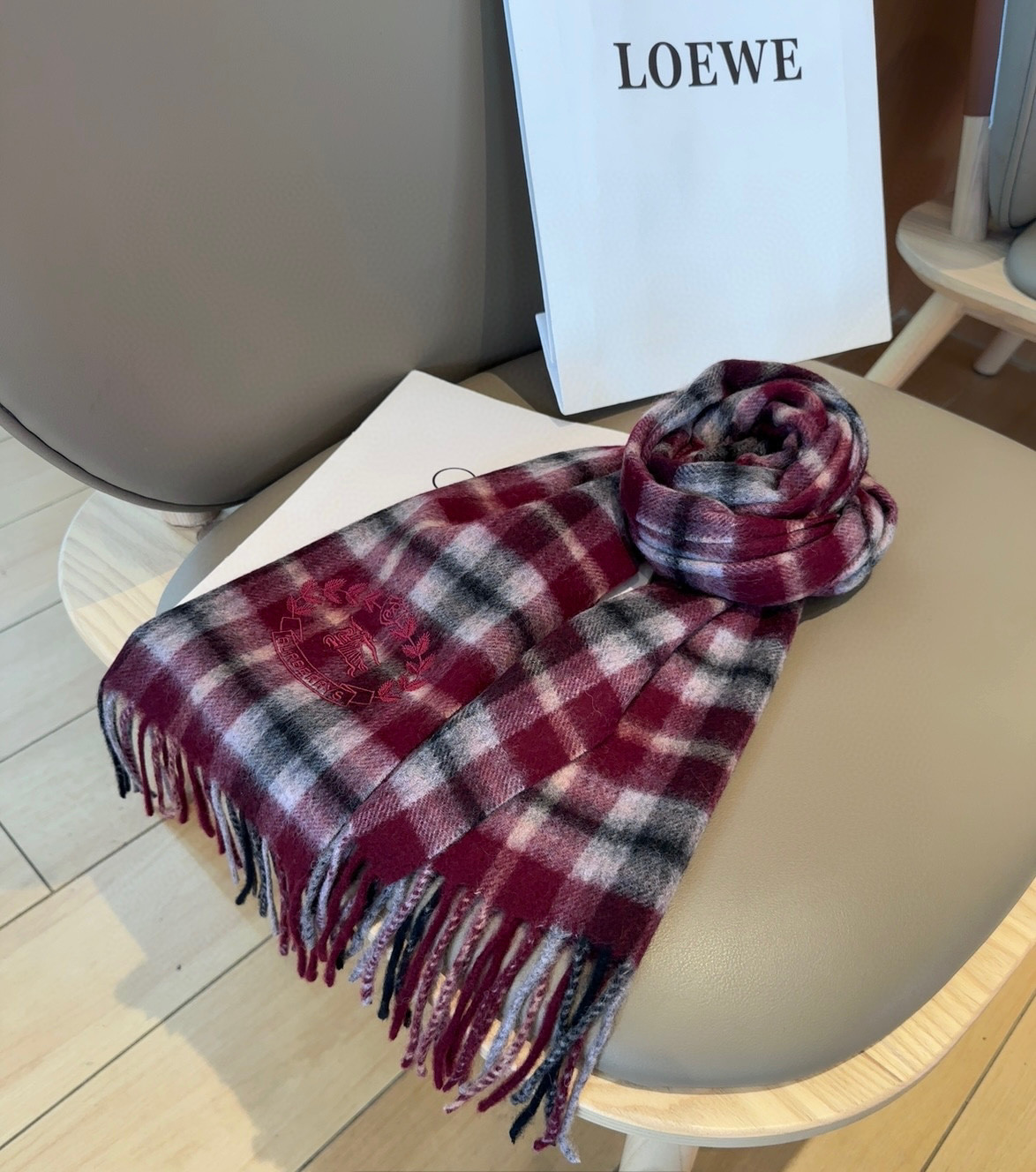 Bv*b*rry scarf 30x180cm