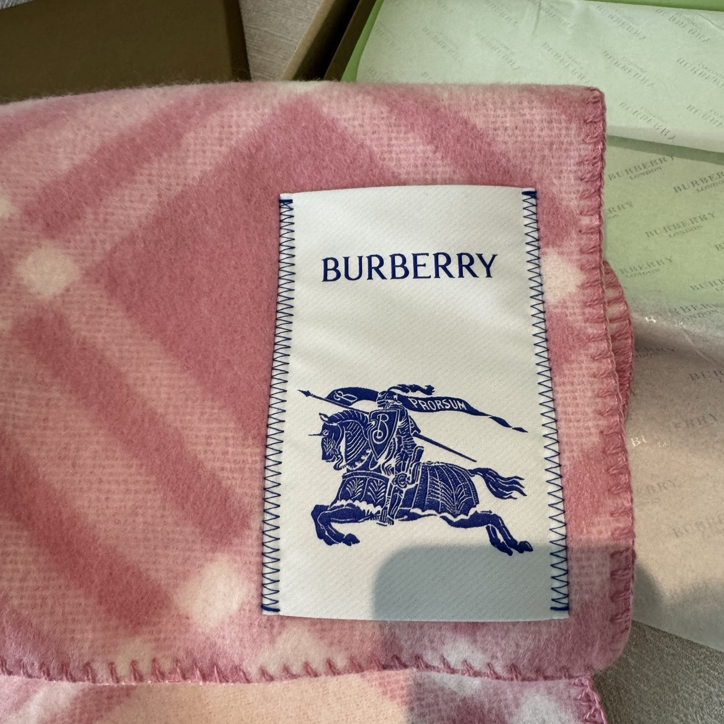 Bv*b*rry scarf 30x182cm 100% wool