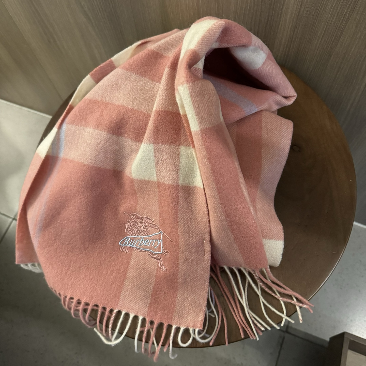 Bv*b*rry scarf 30x180cm 100% lambswool