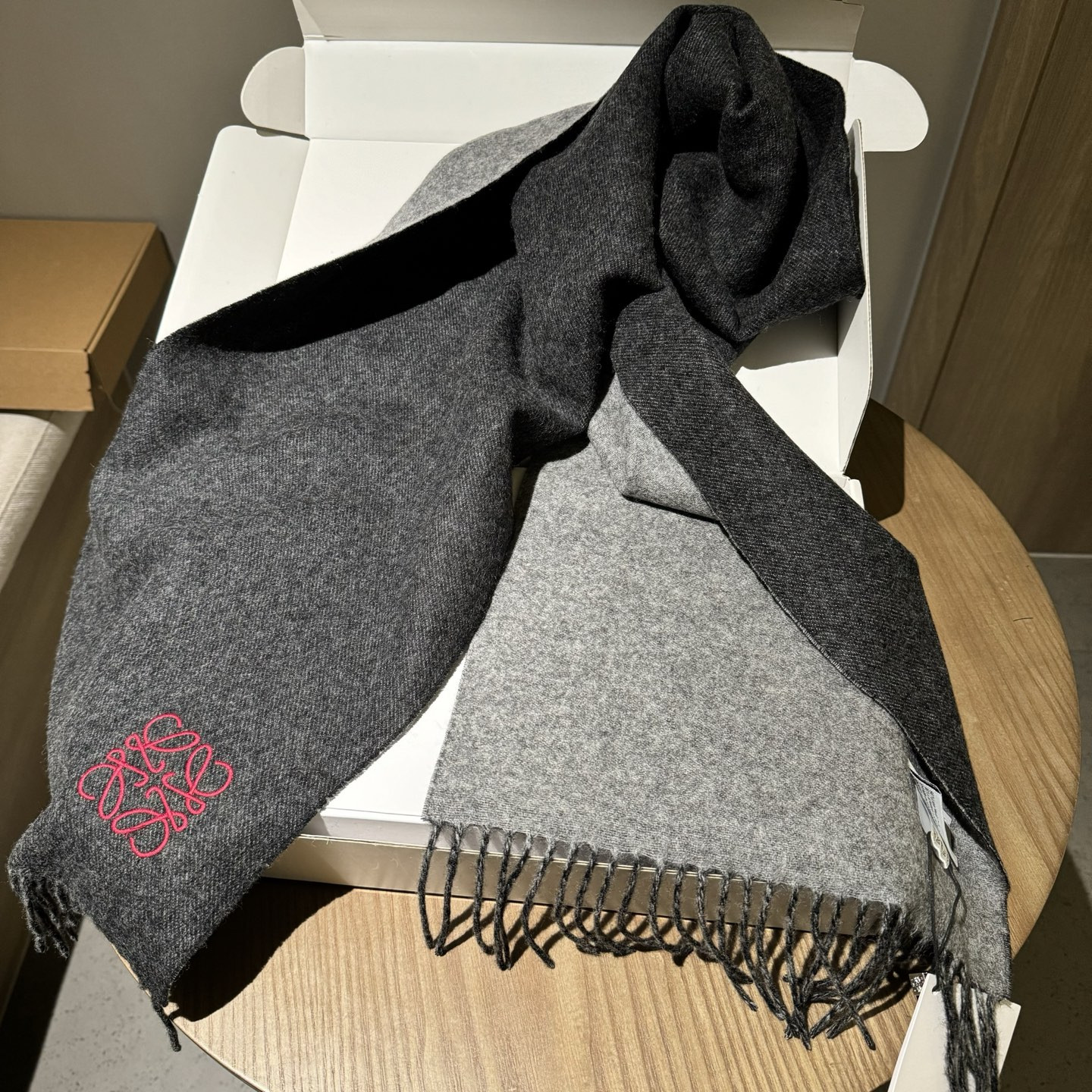 L0ew* scarf 35x190cm 100% lamb cashmere