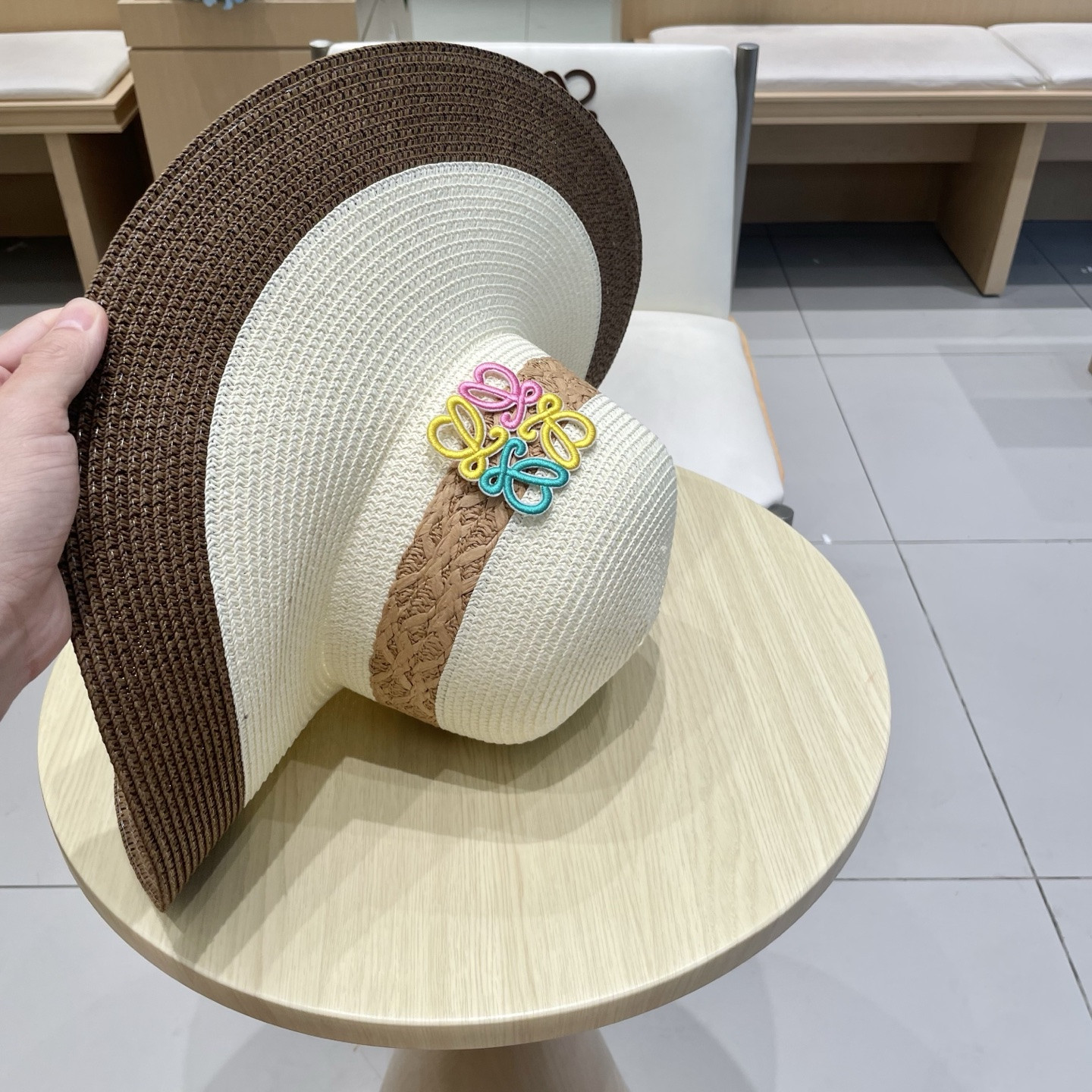 Miu Miu Straw Hat 57cm Head Circumference