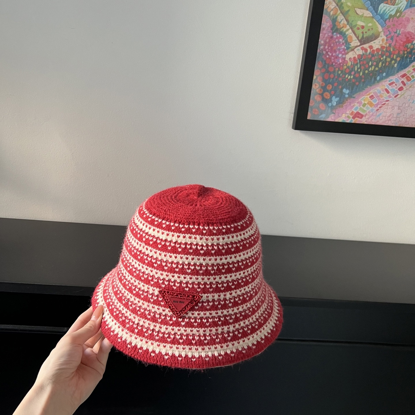 Miu Miu Knit Bucket Hat