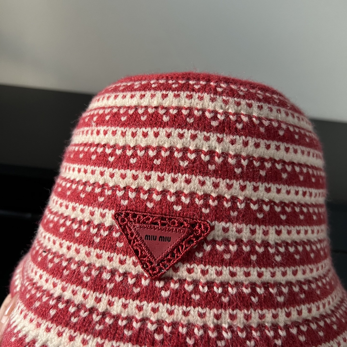 Miu Miu Knit Bucket Hat