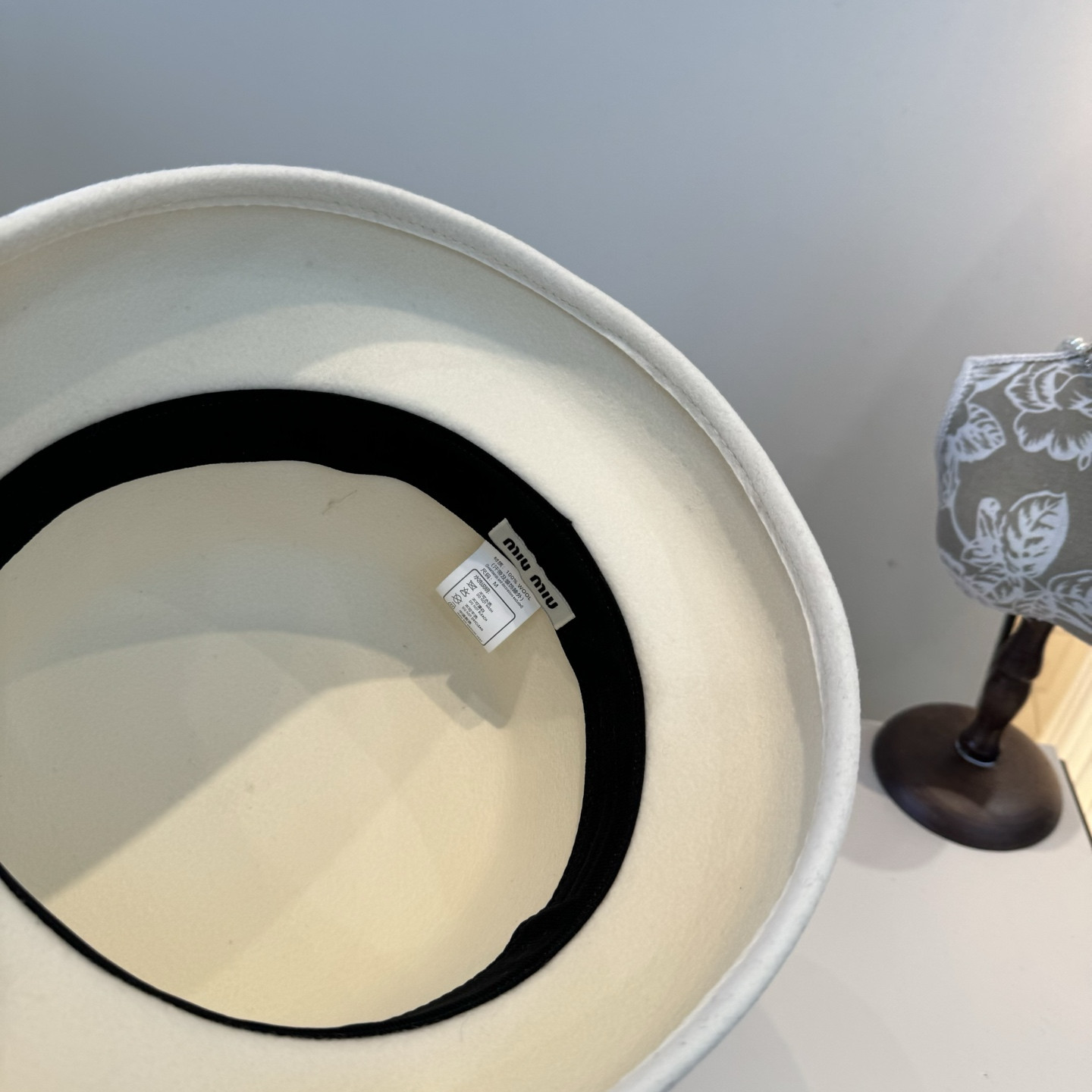 Miu Miu Wool Felt Hat 57cm Head Circumference