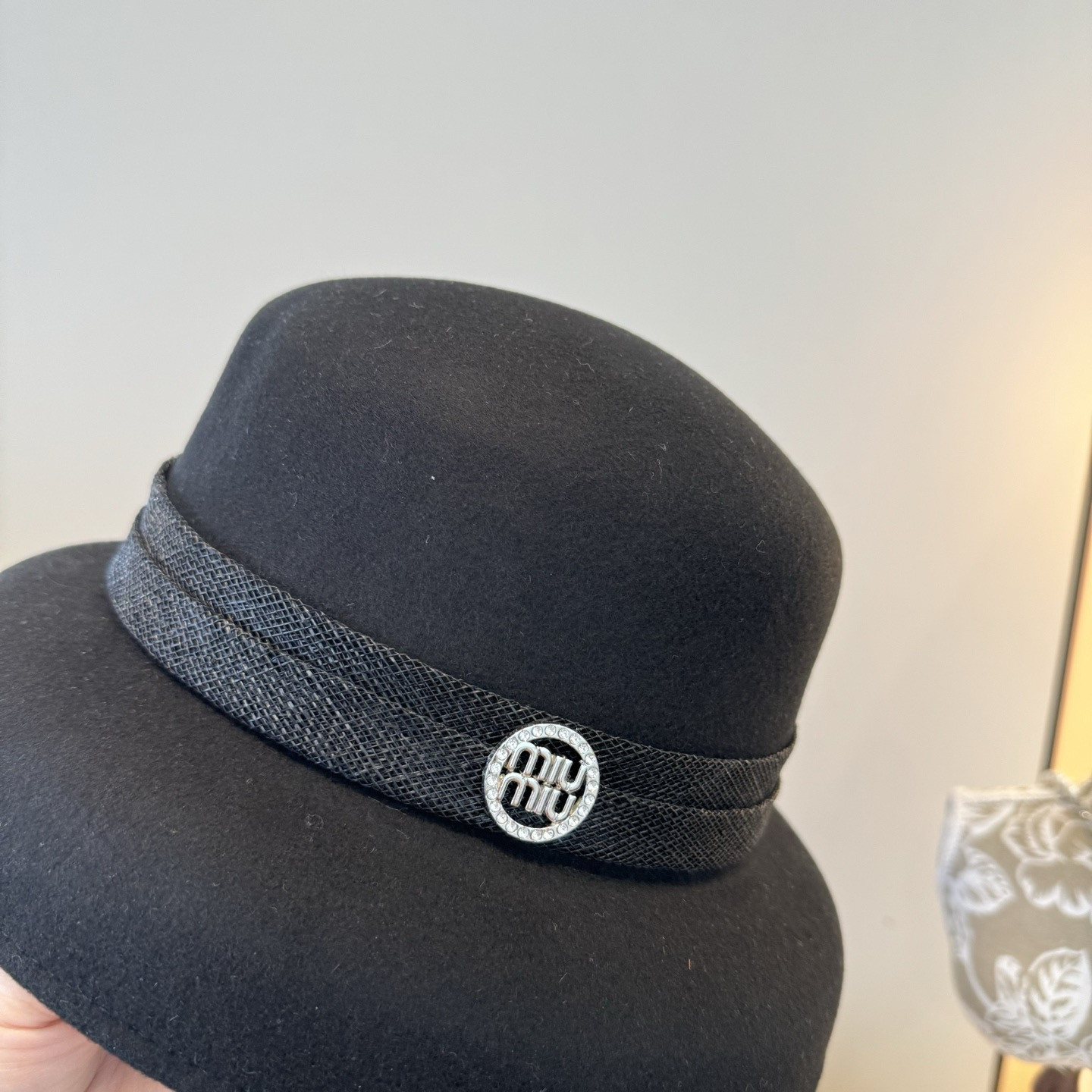 Miu Miu Wool Felt Hat 57cm Head Circumference