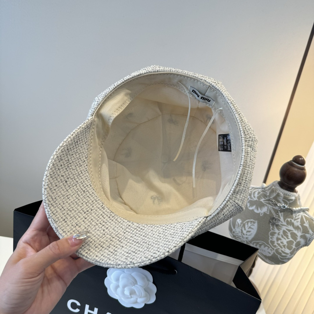 Miu Miu Newsboy Cap 57cm Head Circumference