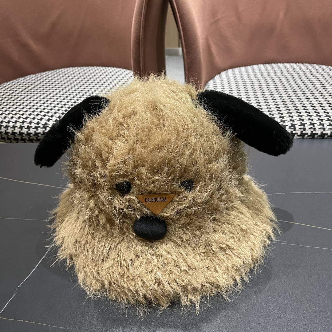 Balenciaga Furry Dog Beanie