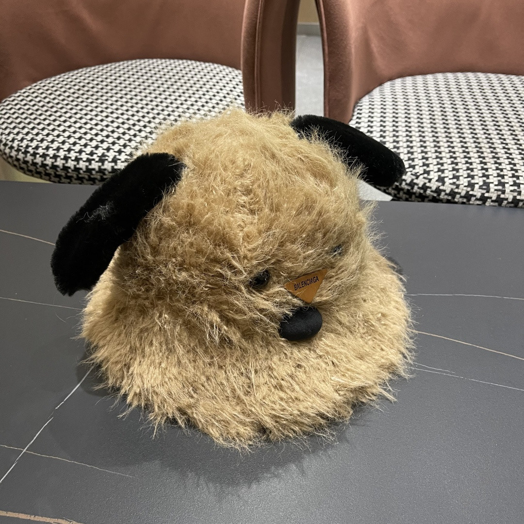 Balenciaga Furry Dog Beanie