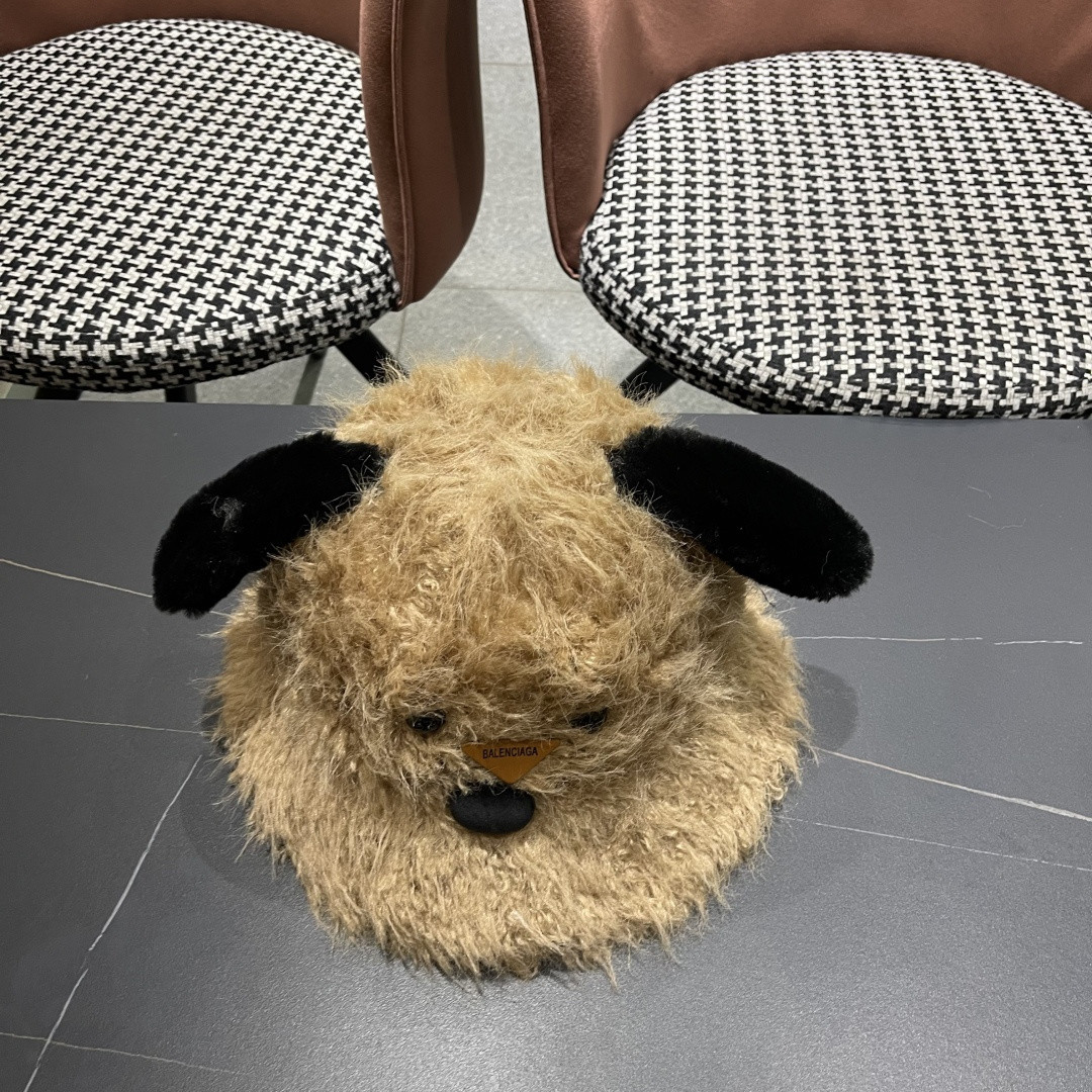Balenciaga Furry Dog Beanie