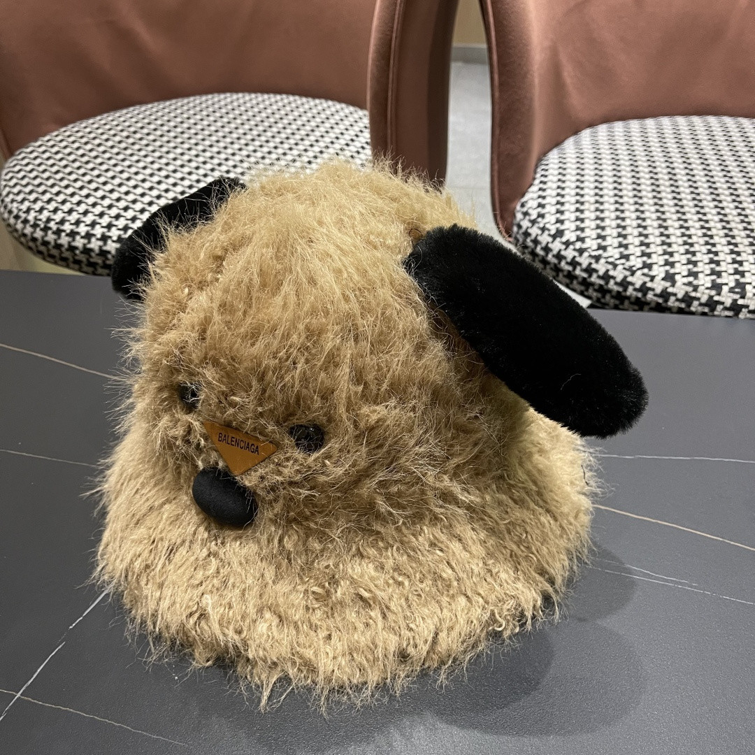 Balenciaga Furry Dog Beanie