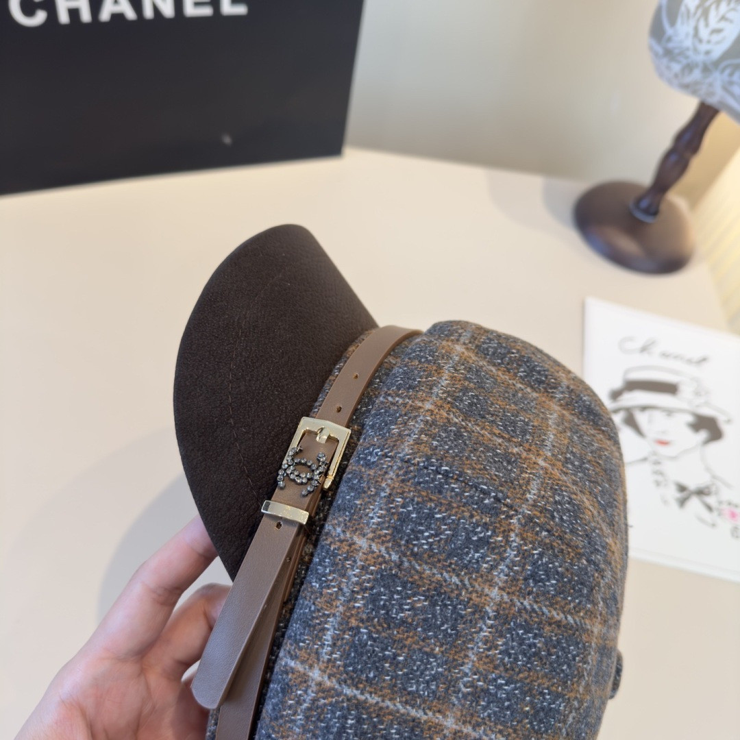 Chanel Newsboy Cap 57cm Head Circumference