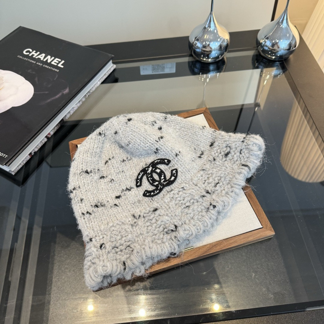 Chanel Knit Bucket Hat