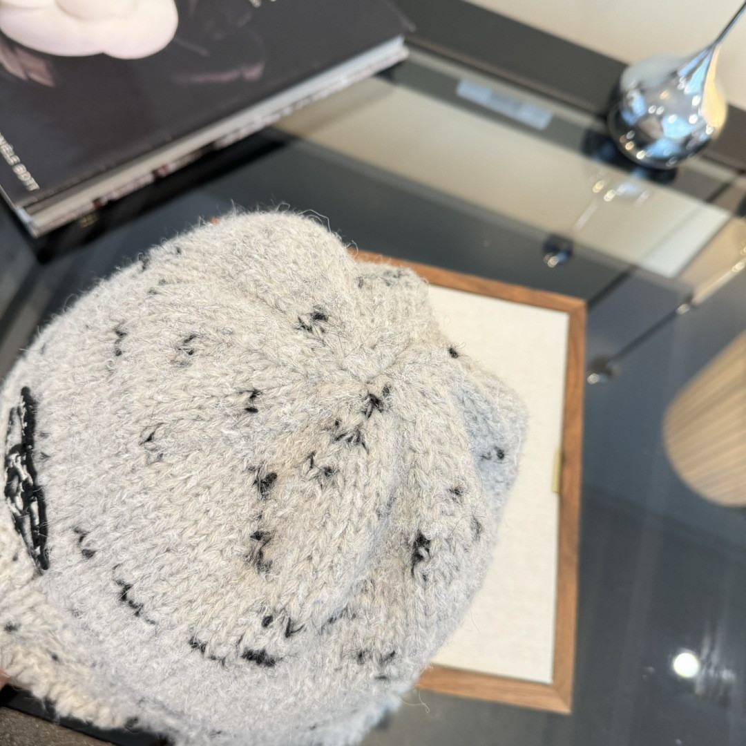 Chanel Knit Bucket Hat