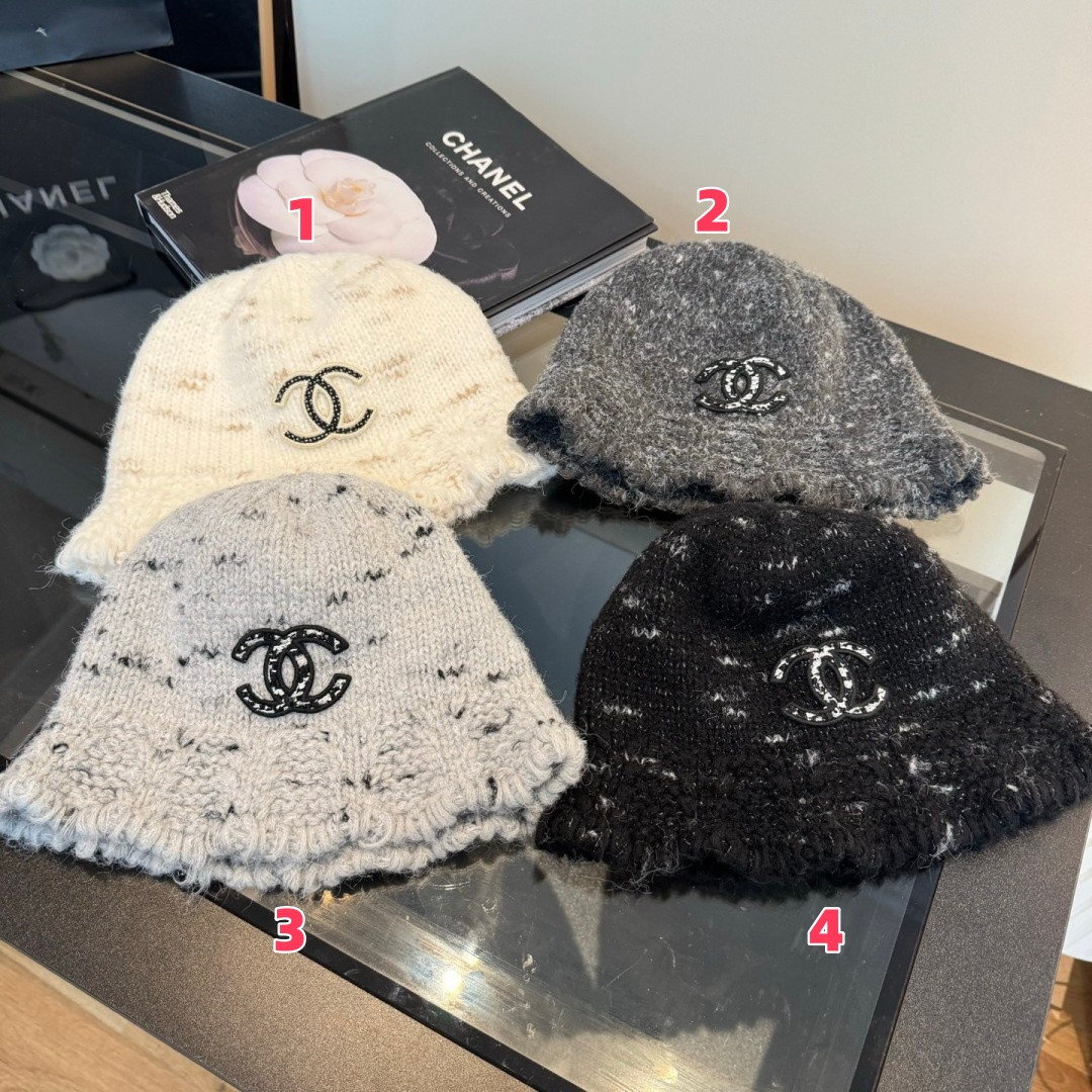 Chanel Knit Bucket Hat
