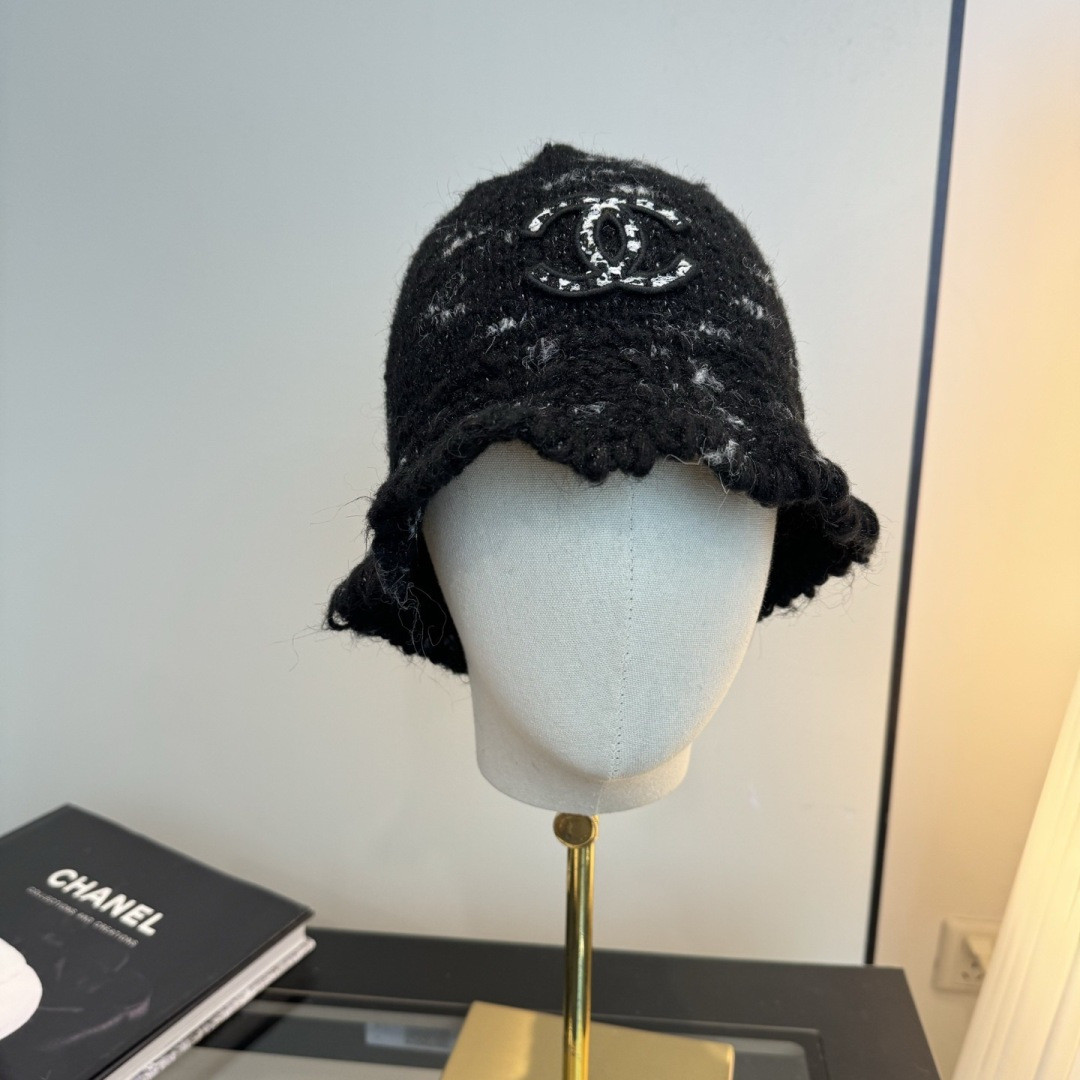 Chanel Knit Bucket Hat