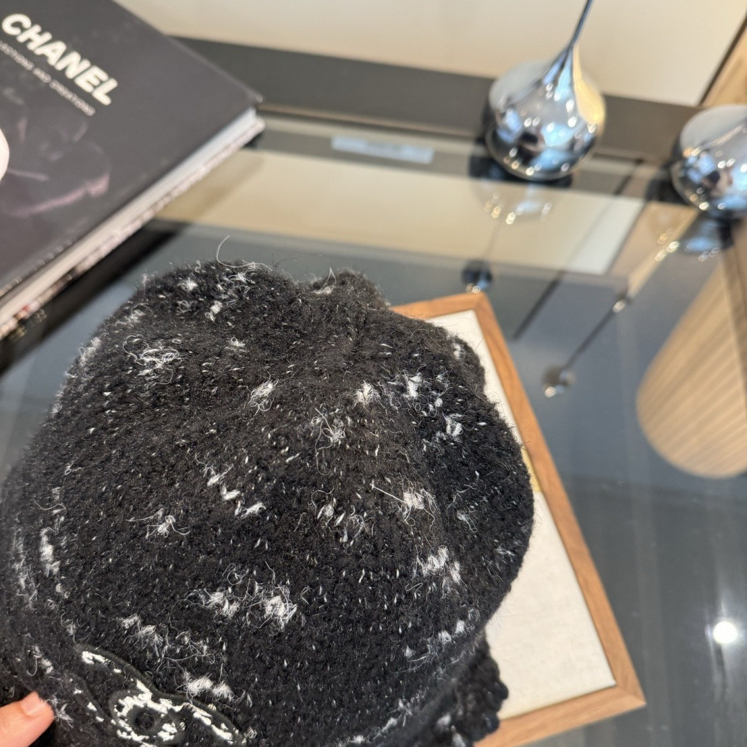 Chanel Knit Bucket Hat