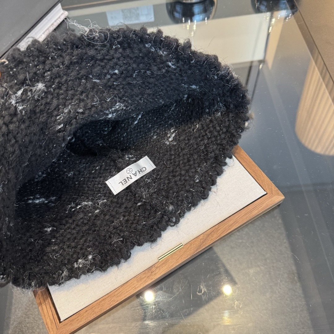 Chanel Knit Bucket Hat