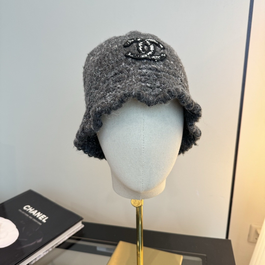 Chanel Knit Bucket Hat
