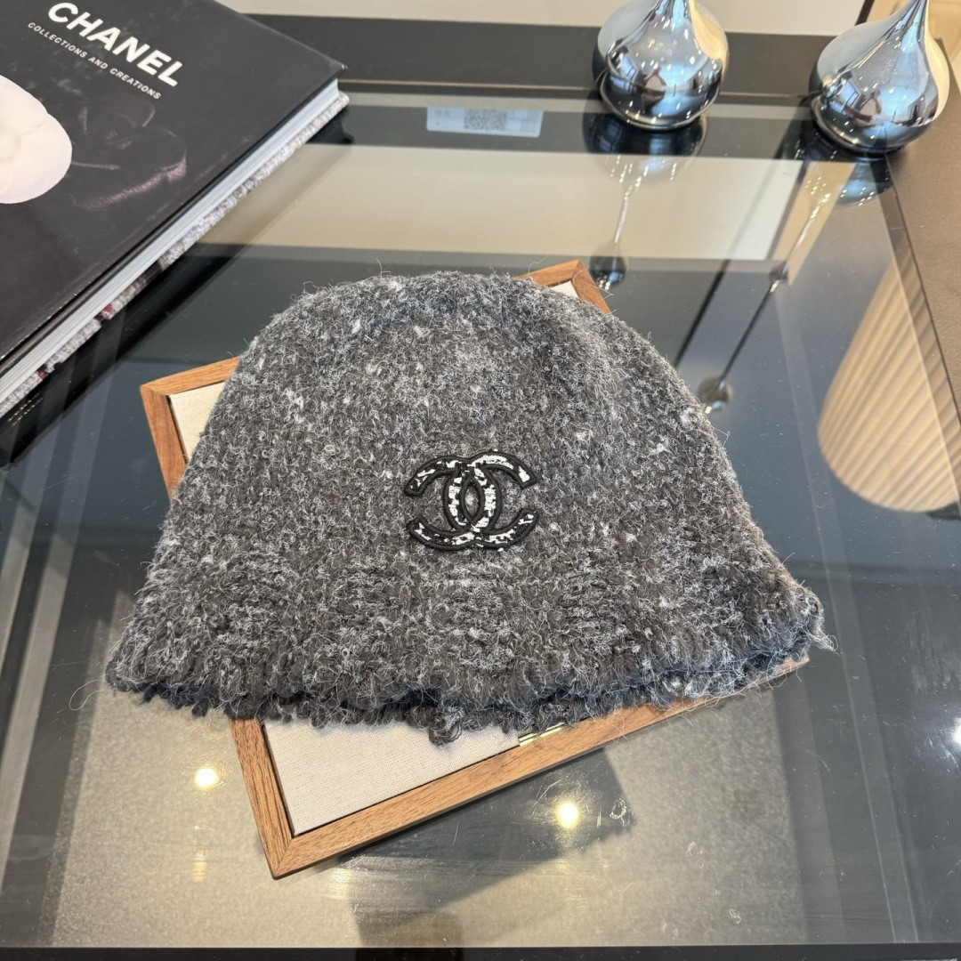 Chanel Knit Bucket Hat