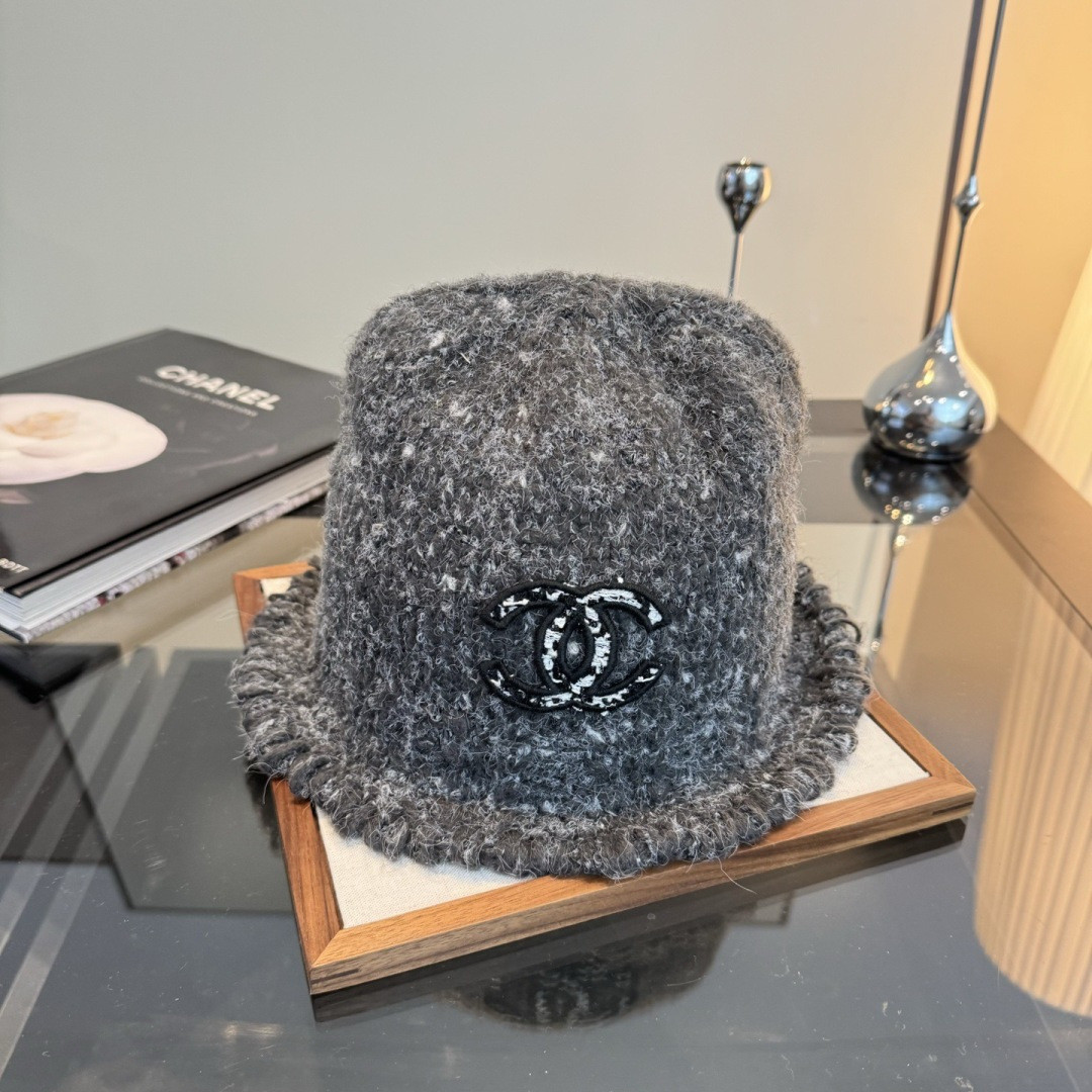 Chanel Knit Bucket Hat
