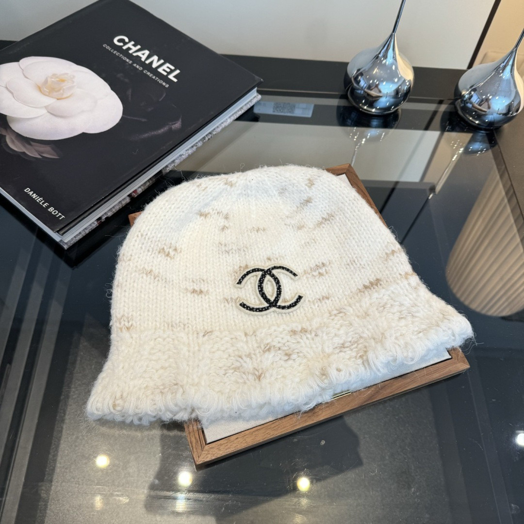 Chanel Knit Bucket Hat