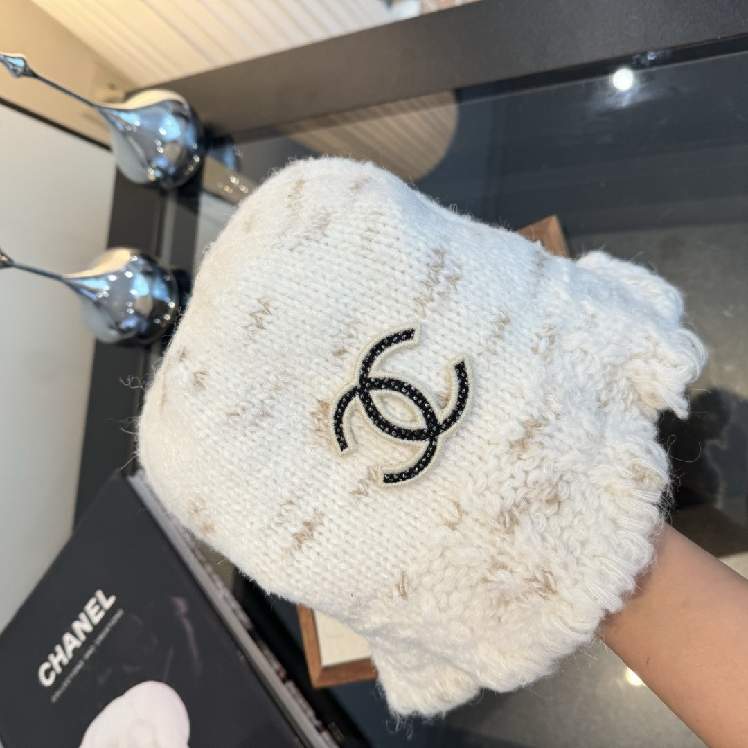 Chanel Knit Bucket Hat