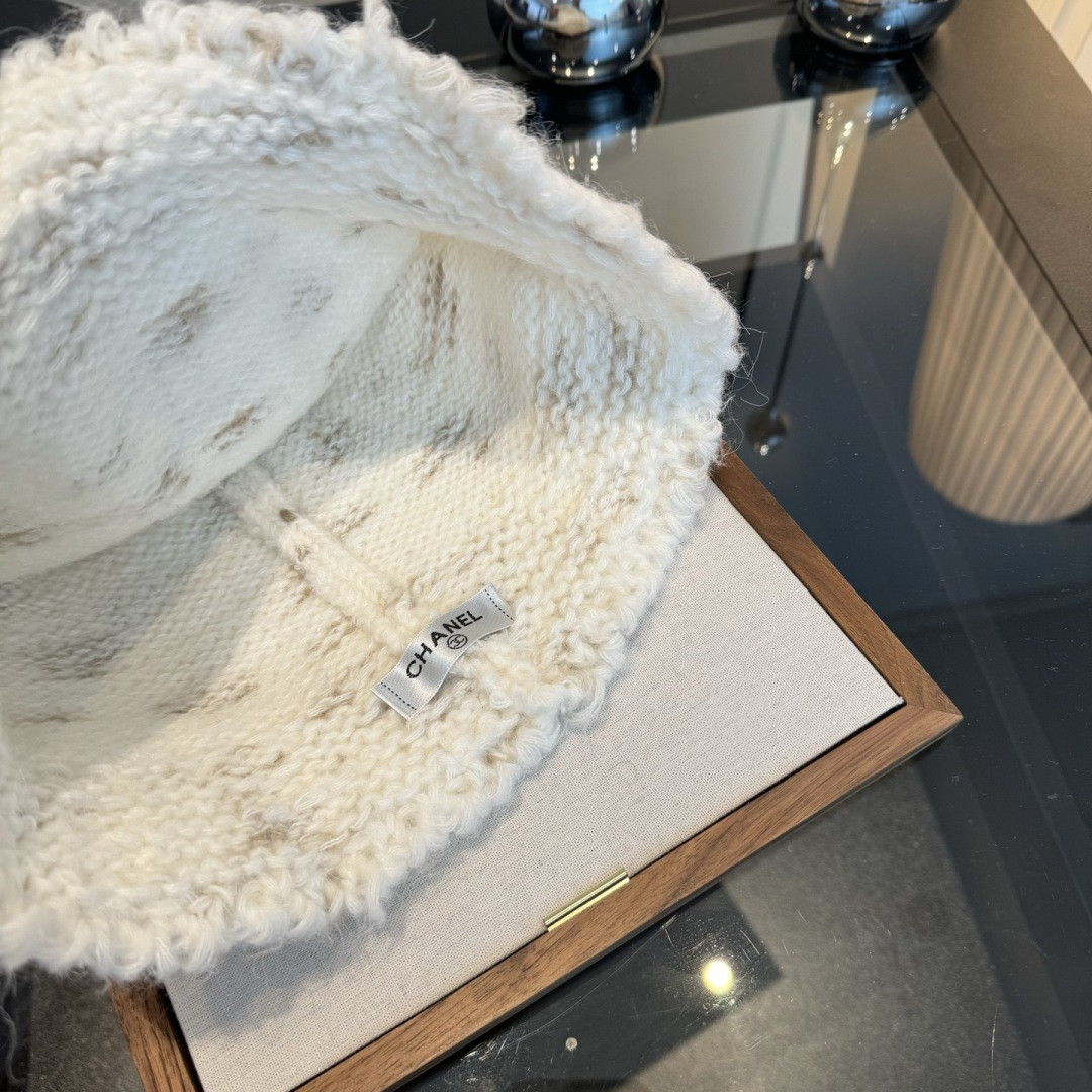 Chanel Knit Bucket Hat