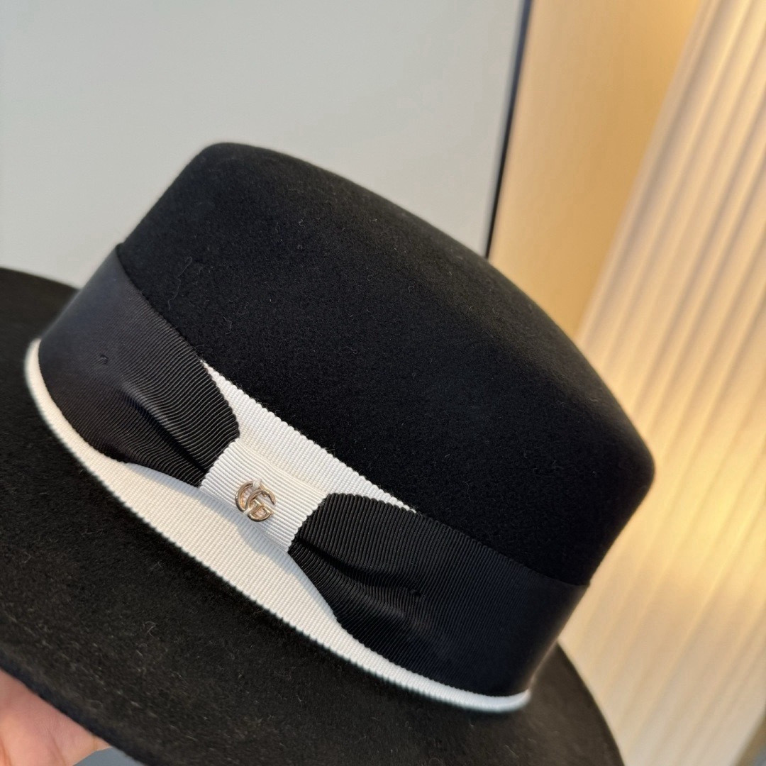 Gucci Wool Felt Hat 57cm Head Circumference