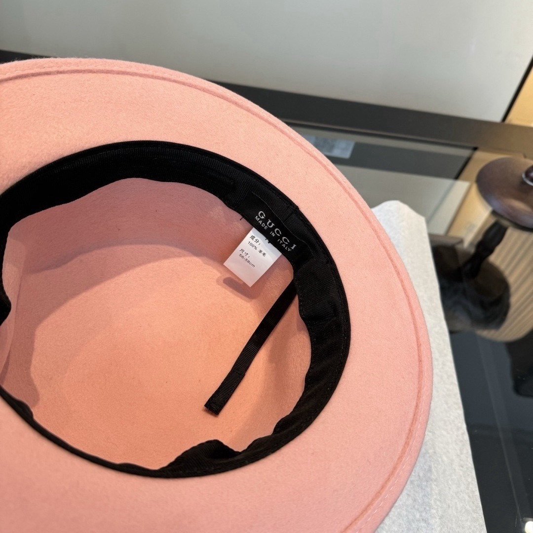 Gucci Wool Felt Hat 57cm Head Circumference